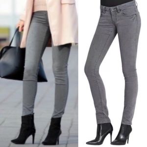CAbi style 921 stormy skinny gray jean